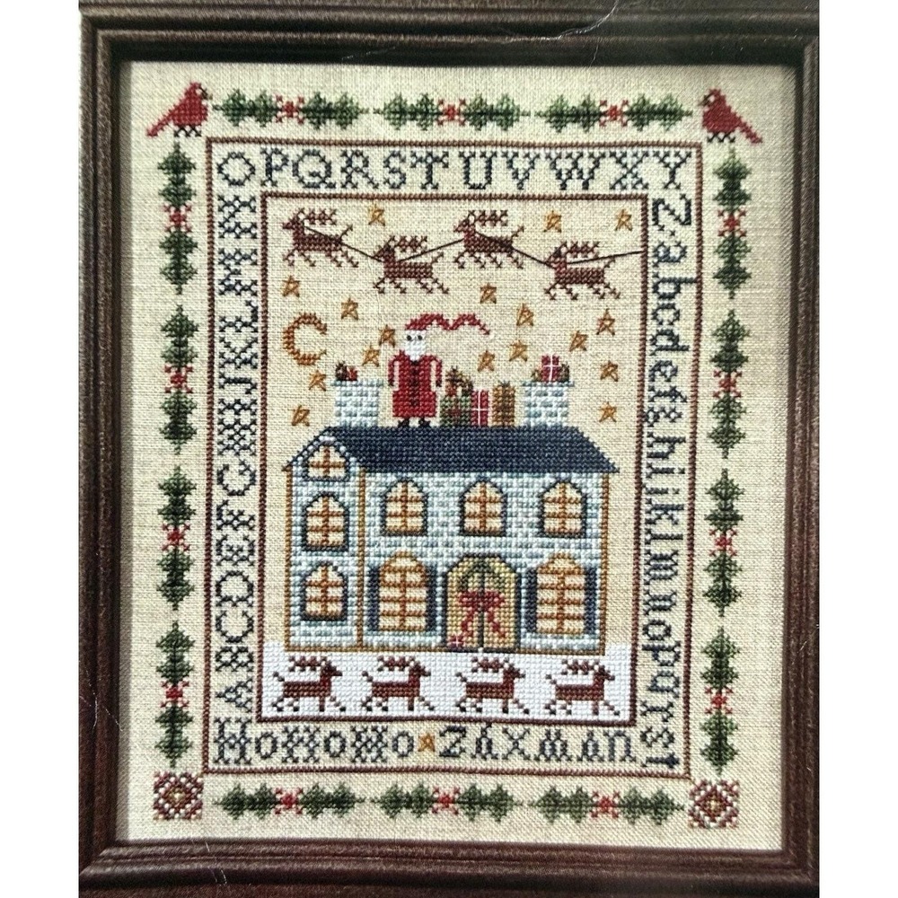 A Visit From St. Nick Cross Stitch Collaboration Chart Kathy Barrick Liz Mathews